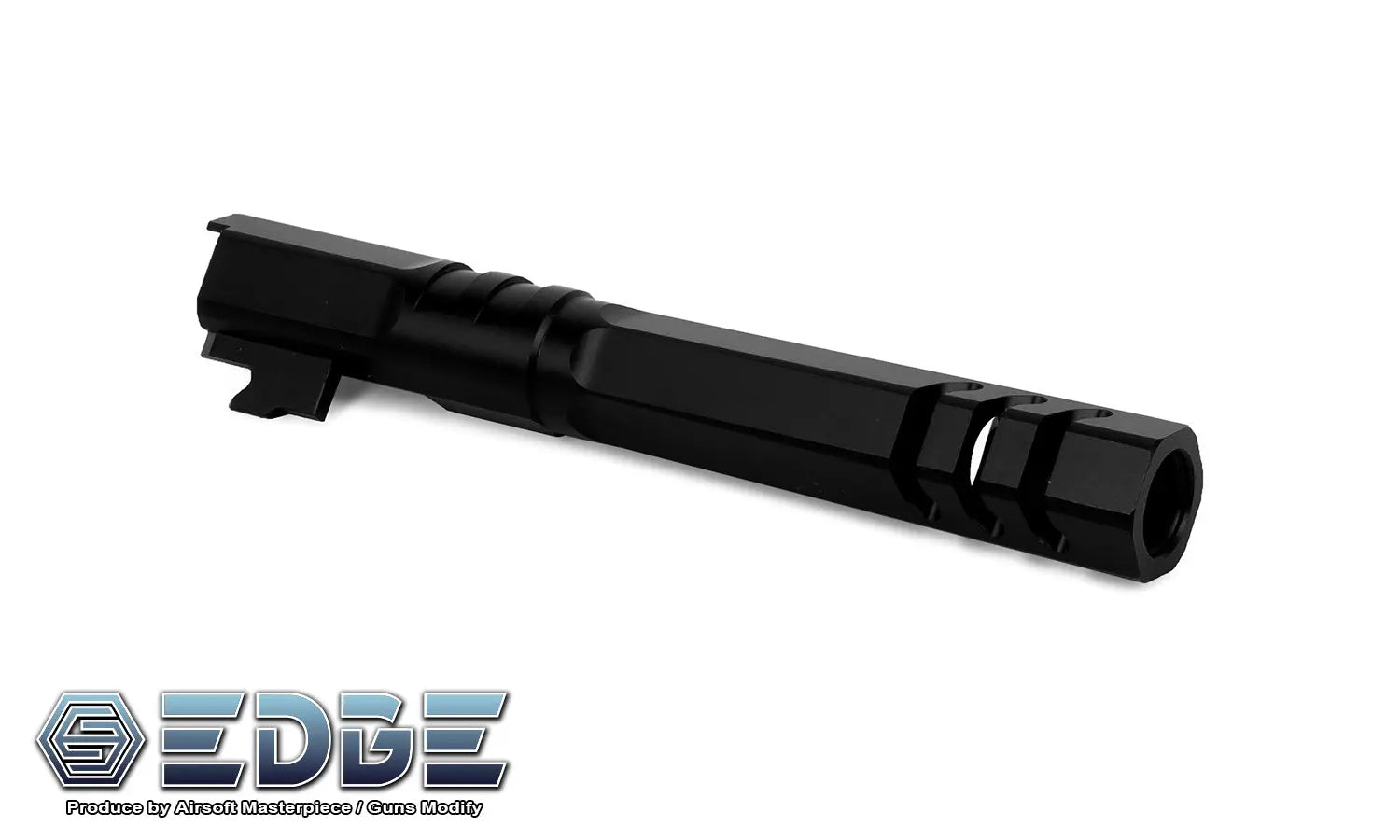 EDGE Custom “HEXA" Aluminum Outer Barrel for Hi-CAPA 5.1 - Black EDGE - Airsoft 