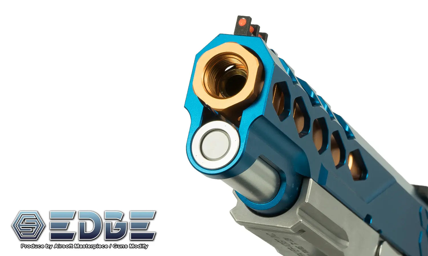 EDGE Custom “HEXA" Aluminum Outer Barrel for Hi-CAPA 5.1 - Black EDGE - Airsoft 