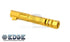 EDGE Custom “HEXA" Aluminum Outer Barrel for Hi-CAPA 5.1 - Gold EDGE - Airsoft 