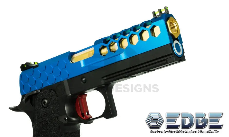 EDGE “HIVE” Aluminum Standard Slide for Hi-CAPA 4.3 - Purple EDGE - Airsoft 