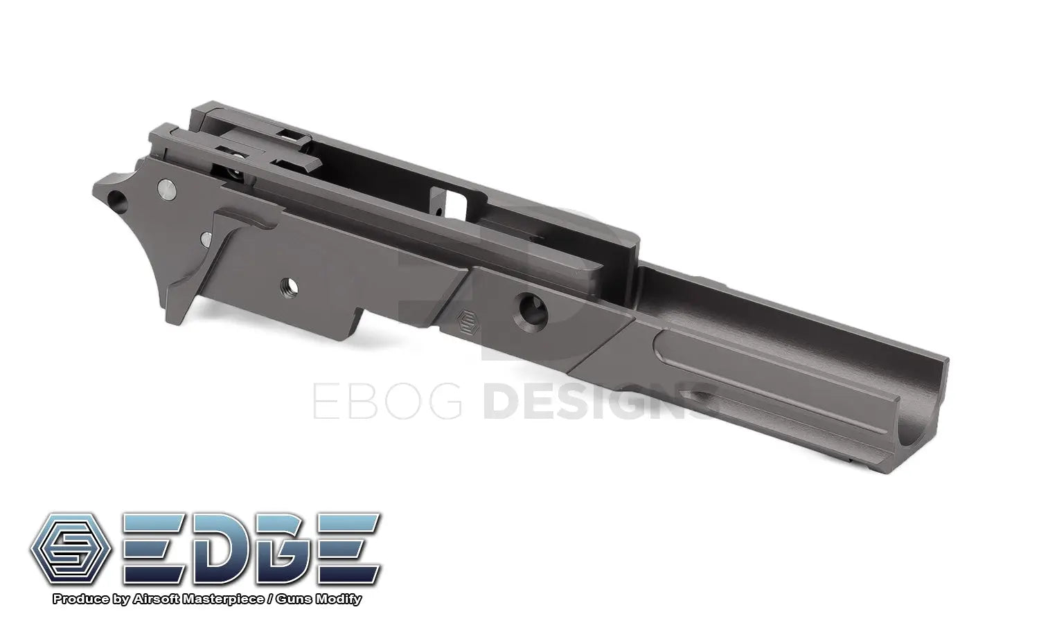 EDGE “STRAT” 3.9" Aluminum Frame for Hi-CAPA - Grey EDGE - Airsoft 
