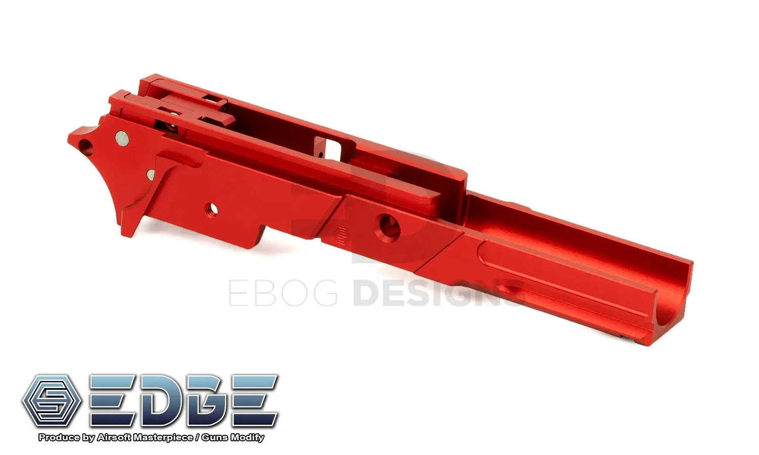 EDGE “STRAT” 3.9" Aluminum Frame for Hi-CAPA - Red EDGE - Airsoft 