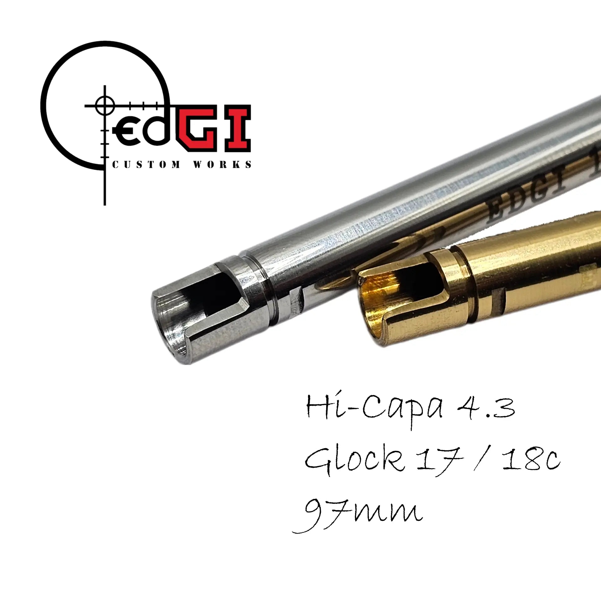 Edgi Custom Works - 97mm GBB Inner Barrel - Hi-Capa 4.3 / G17 / G18c Edgi Custom Works