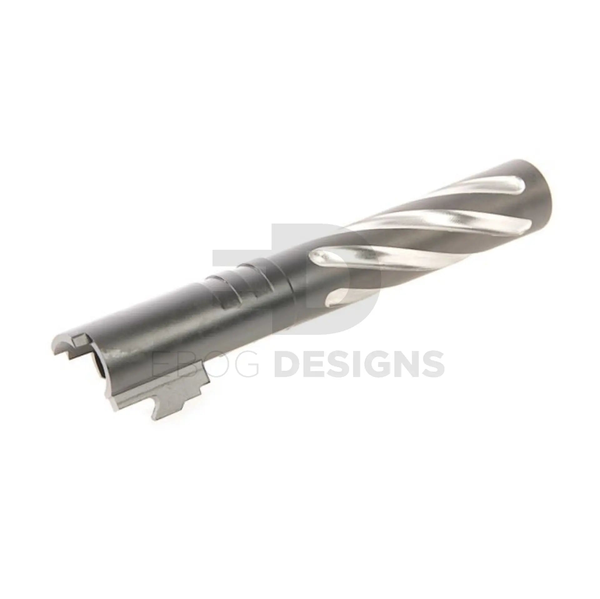 GK Tactical - TM Hi Capa 5.1 GBB Airsoft Outer Barrel (Tornado, Stainless Steel) - Black AIP - Airsoft 