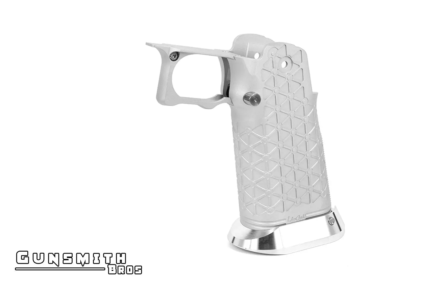 Gunsmith Bros Aluminum Grip for Hi-CAPA Type 01 Limcat - Silver Gunsmith Bros - Airsoft 