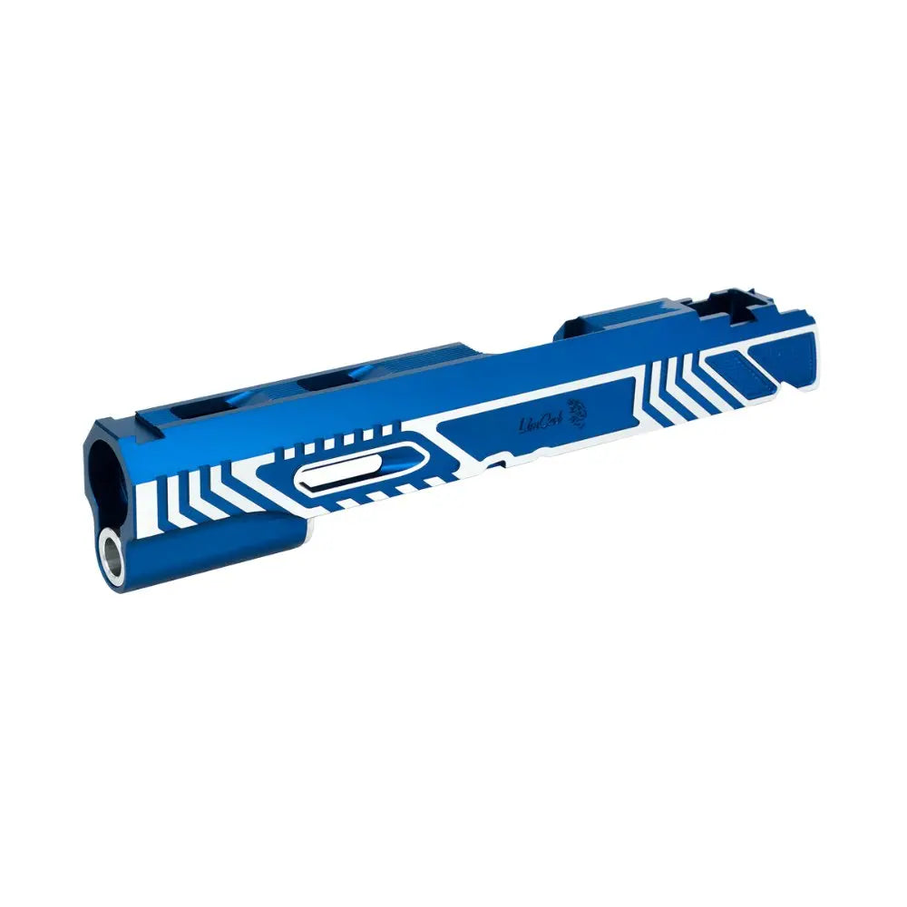 Gunsmith Bros LimCat WildCat Slide for Hi-CAPA - Blue / Silver Gunsmith Bros - Airsoft 