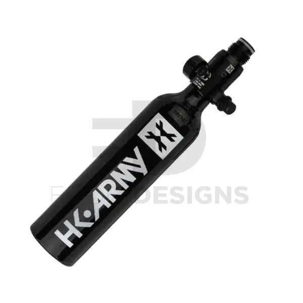 HK Army 13ci 3K Aluminum Tank w/ Regulator - Black Ebog Designs - Airsoft 