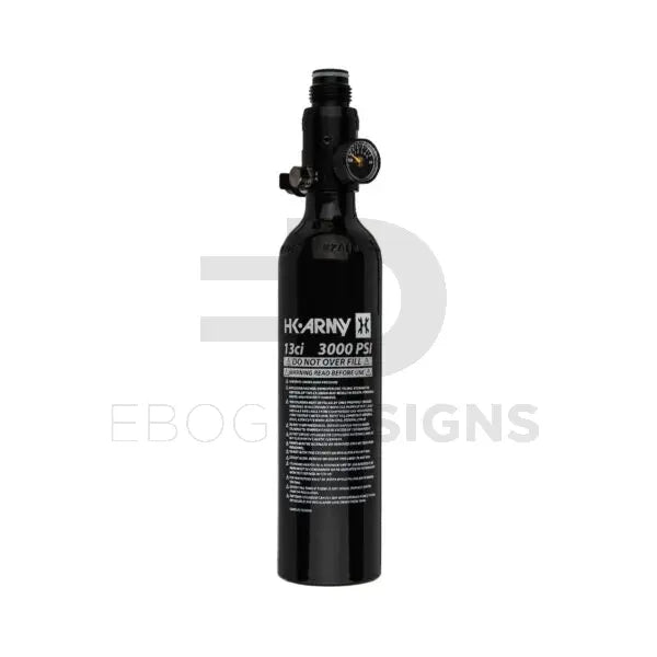 HK Army 13ci 3K Aluminum Tank w/ Regulator - Black Ebog Designs - Airsoft 