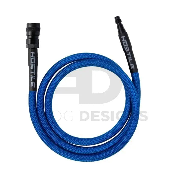 HK Army Hostile AWS Flex Remote Line 42" Hose - Blue Ebog Designs - Airsoft 