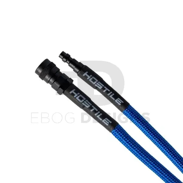 HK Army Hostile AWS Flex Remote Line 42" Hose - Blue Ebog Designs - Airsoft 