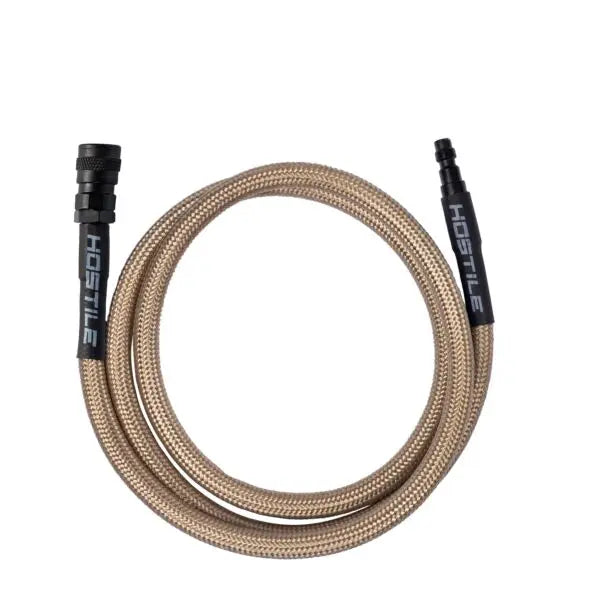 HK Army Hostile AWS Flex Remote Line 42" Hose - Gold Ebog Designs - Airsoft 