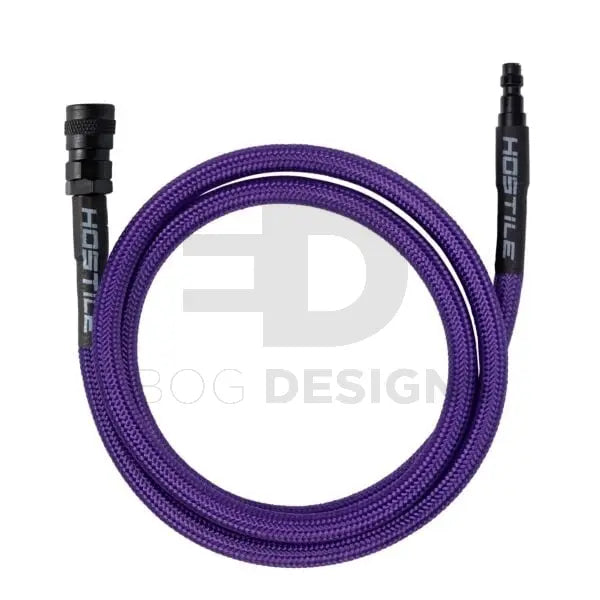 HK Army Hostile AWS Flex Remote Line 42" Hose - Purple Ebog Designs - Airsoft 
