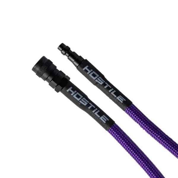 HK Army Hostile AWS Flex Remote Line 42" Hose - Purple Ebog Designs - Airsoft 