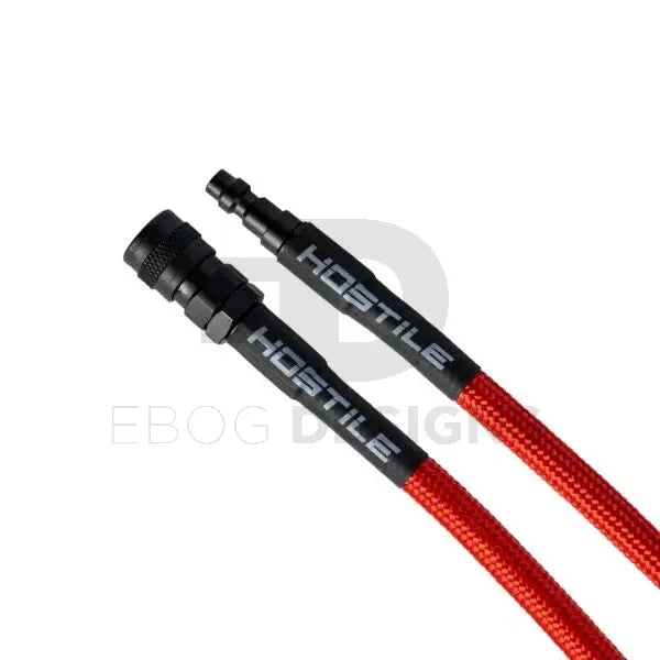 HK Army Hostile AWS Flex Remote Line 42" Hose - Red Ebog Designs - Airsoft 