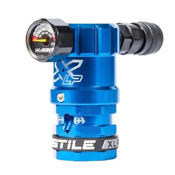HK Army Hostile XLP Regulator - Side Port - Blue Ebog Designs - Airsoft 