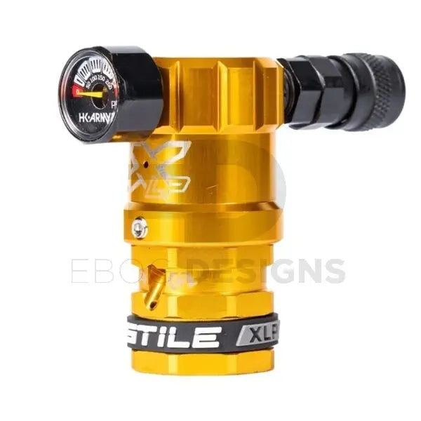 HK Army Hostile XLP Regulator - Side Port - Gold Ebog Designs - Airsoft 