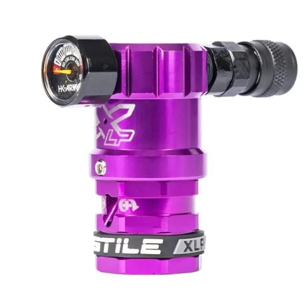 HK Army Hostile XLP Regulator - Side Port - Purple Ebog Designs - Airsoft 