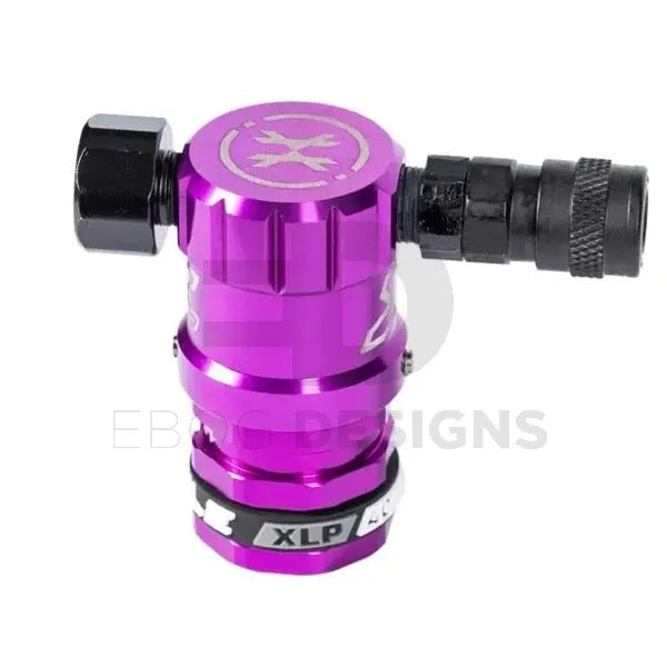 HK Army Hostile XLP Regulator - Side Port - Purple Ebog Designs - Airsoft 