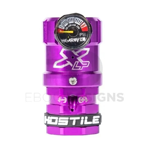 HK Army Hostile XLP Regulator - Side Port - Purple Ebog Designs - Airsoft 