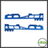 LA Capa Customs 5.1 “Hyper” Aluminum Slide - Blue Ebog Designs - Airsoft 