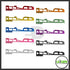 LA Capa Customs 5.1 “Hyper” Aluminum Slide - Orange Ebog Designs - Airsoft 