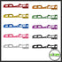 LA Capa Customs 5.1 “Hyper” Aluminum Slide - Red Ebog Designs - Airsoft 