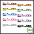 LA Capa Customs 5.1 “Hyper” Aluminum Slide - Silver Ebog Designs - Airsoft 