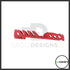 LA Capa Customs 5.1 “Venom” Aluminum Slide - Red Ebog Designs - Airsoft 