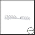 LA Capa Customs 5.1 “Venom” Aluminum Slide - Silver Ebog Designs - Airsoft 