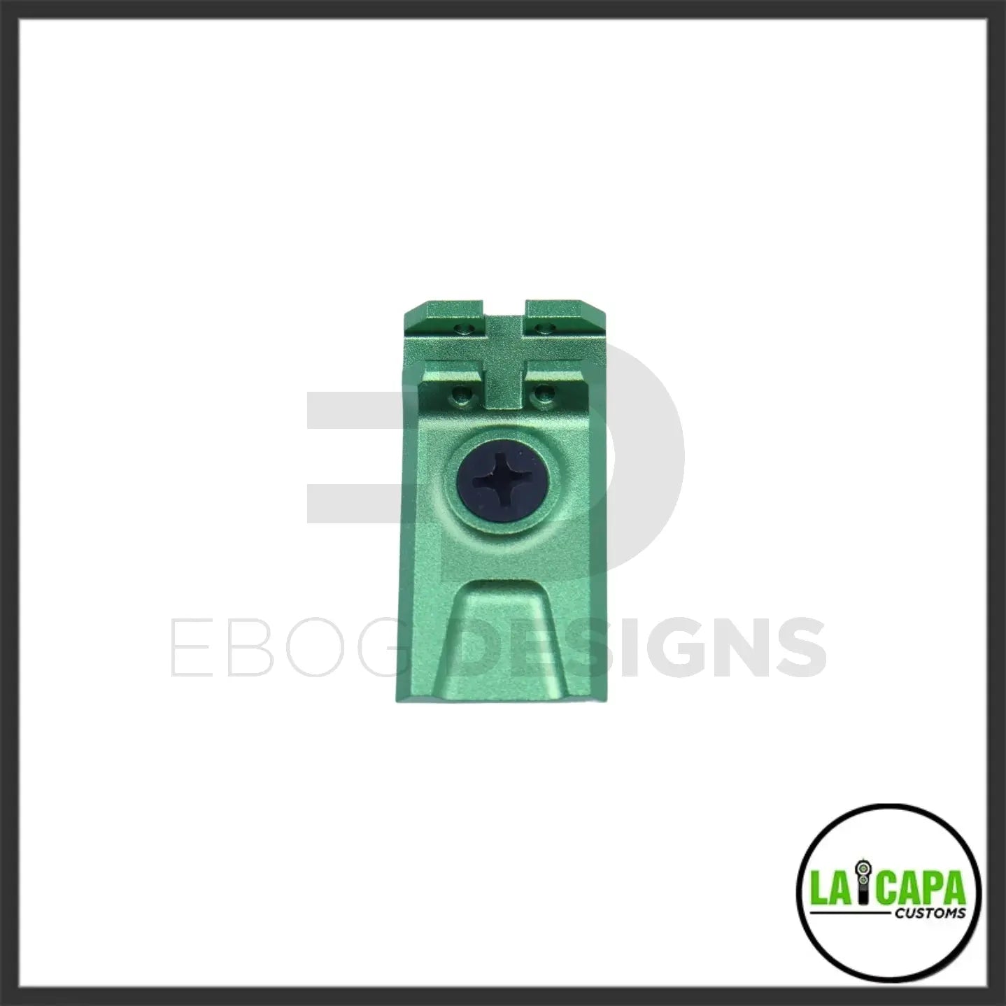 LA Capa Customs Lightweight 5.1 Fiber Optic Rear Sight for Hi Capa - Grey lacapacustoms - Airsoft 