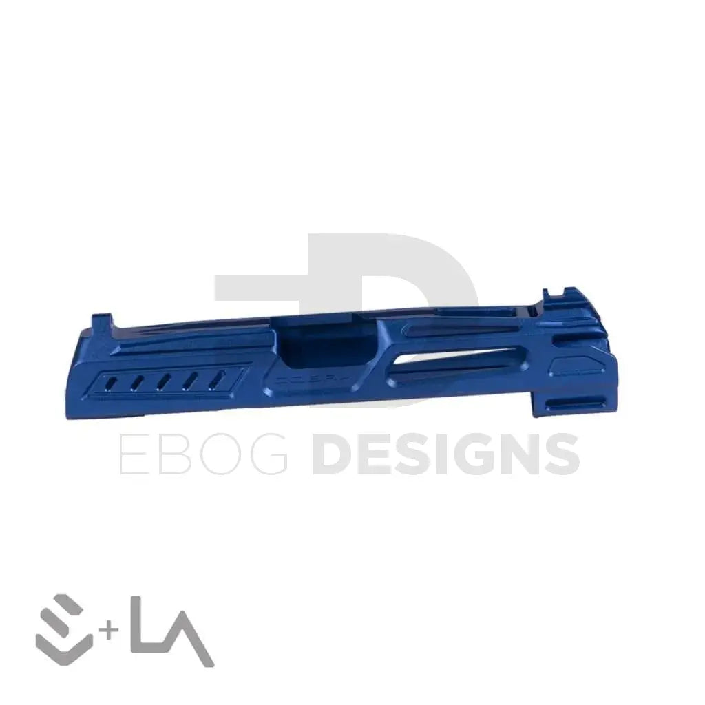 LA Capa Customs x SpeedQB 4.3 “COBRA” Aluminum Slide - Blue Ebog Designs - Airsoft 
