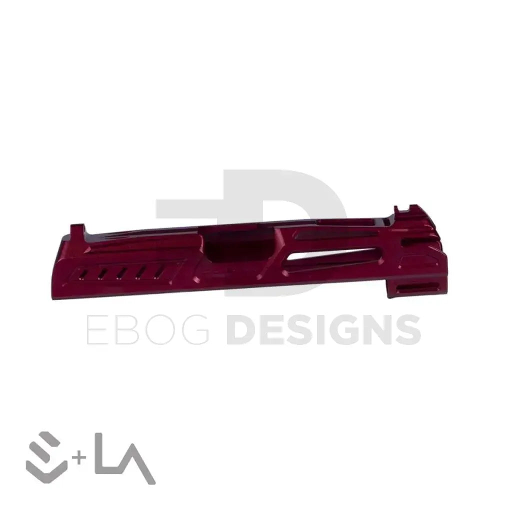 LA Capa Customs x SpeedQB 4.3 “COBRA” Aluminum Slide - Red Ebog Designs - Airsoft 