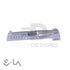 LA Capa Customs x SpeedQB 4.3 “COBRA” Aluminum Slide - Silver Ebog Designs - Airsoft 