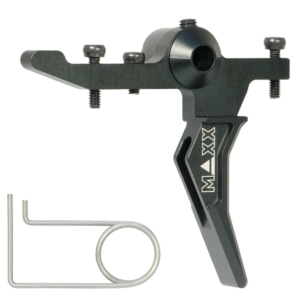 Maxx Model - CNC Aluminium Advanced Speed Trigger (Style B) (Black) (MTW)
