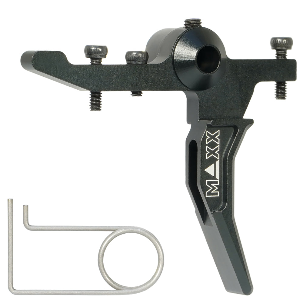 Maxx Model - CNC Aluminium Advanced Speed Trigger (Style C) (Black) (MTW)
