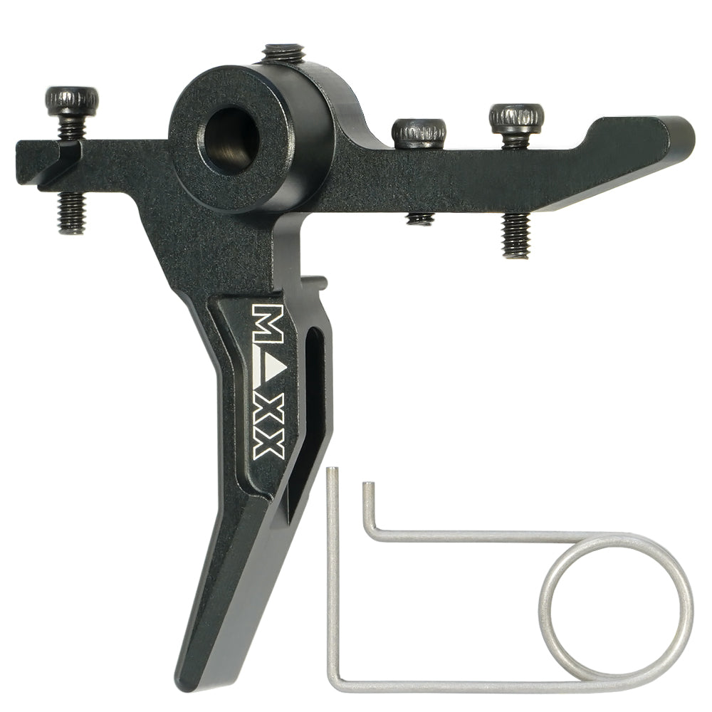 Maxx Model - CNC Aluminium Advanced Speed Trigger (Style C) (Black) (MTW)
