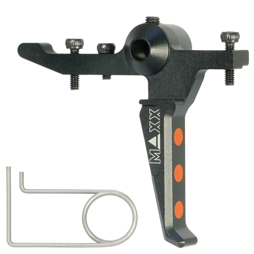 Maxx Model - CNC Aluminium Advanced Speed Trigger (Style E) (Black) (MTW)