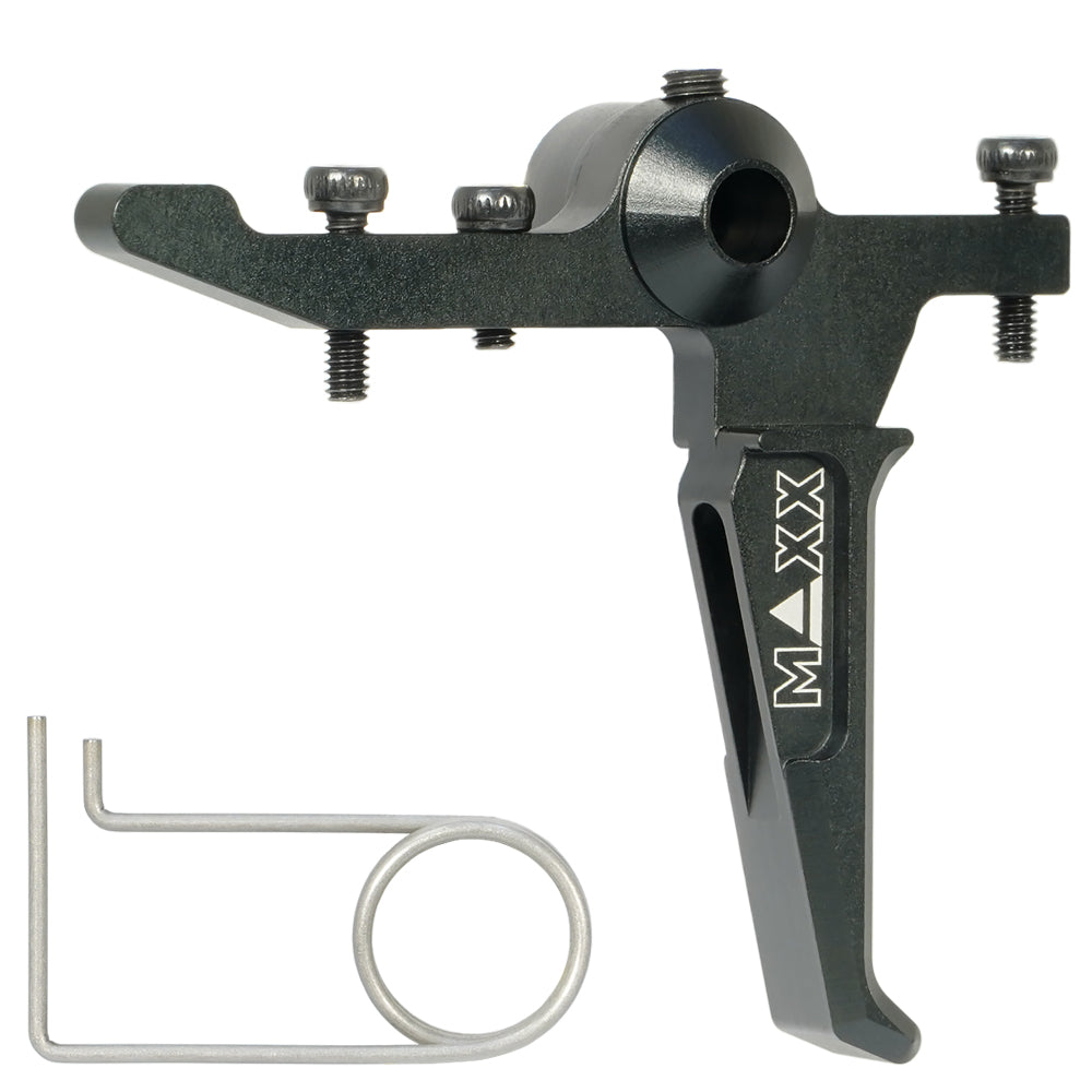 Maxx Model - CNC Aluminium Advanced Speed Trigger (Style E) (Black) (MTW)