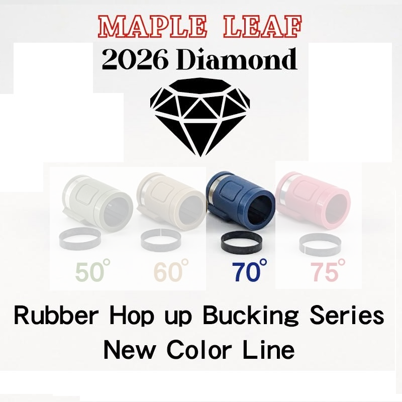 Maple Leaf 2026 70 Diamond Hop-Up Rubber Blue