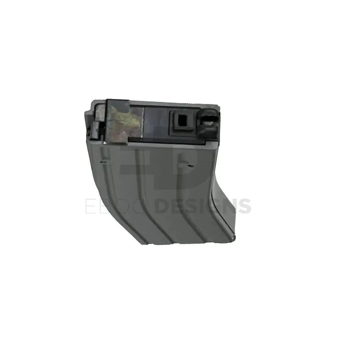 Modify-Tech 35-round gas magazine for the TM M4 MWS GBBR, top close-up of the feed lips and gas routing