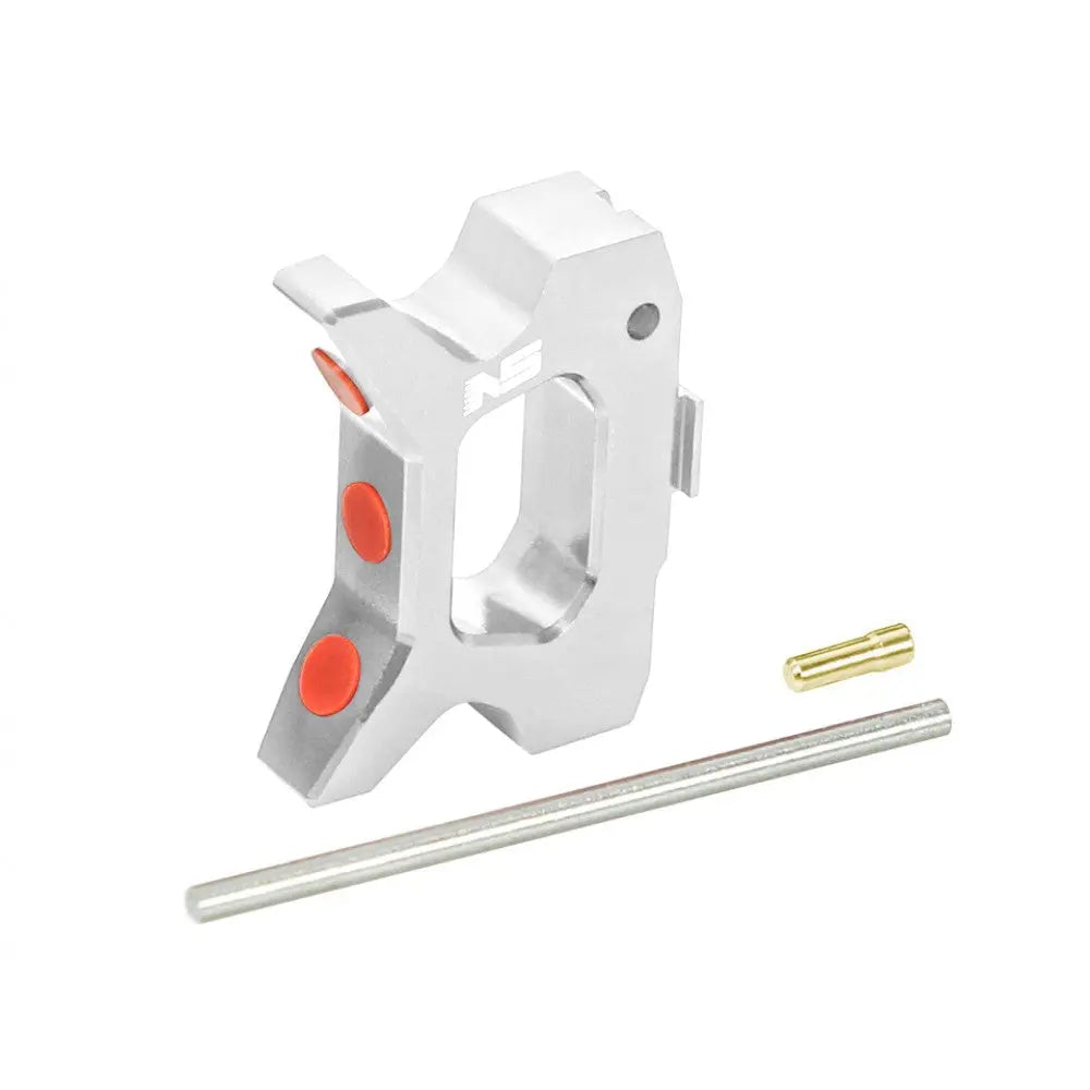 NexxSpeed Aluminium Speed Trigger (Style A) - Silver NexxSpeed - Airsoft 