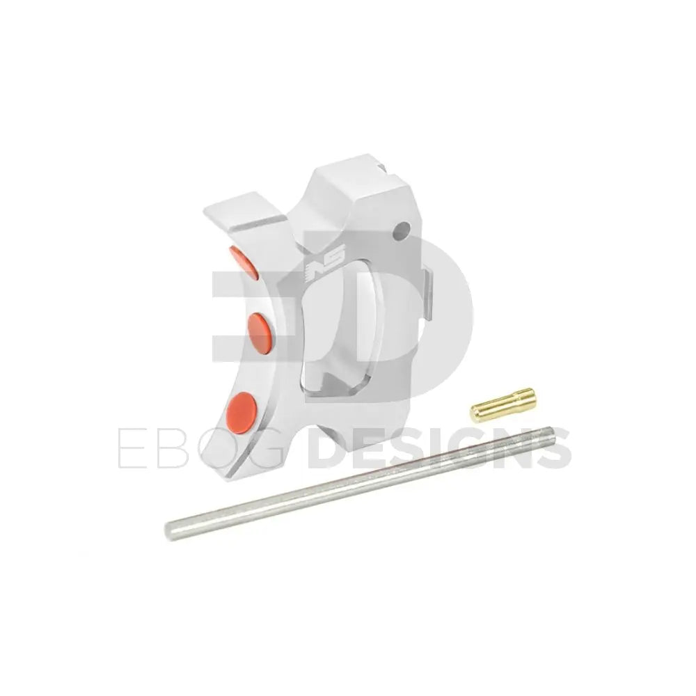 NexxSpeed Aluminium Speed Trigger (Style B) - Silver NexxSpeed - Airsoft 