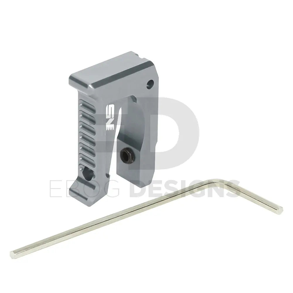 NexxSpeed CNC Aluminium Speed Trigger - Tokyo Marui Hi-CAPA 4.3 / 5.1 / Gold Match / 1911 - Grey NexxSpeed - Airsoft 