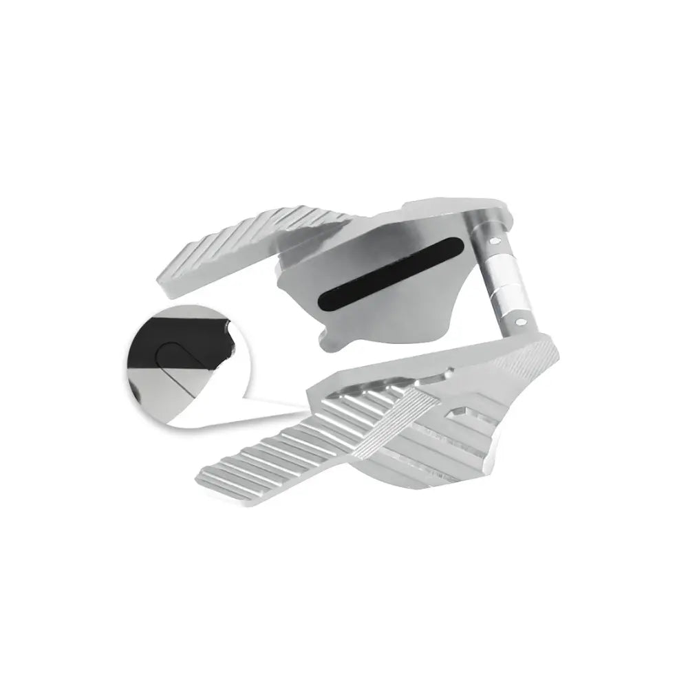 NexxSpeed CNC Aluminium Thumb Safeties - Silver NexxSpeed - Airsoft 
