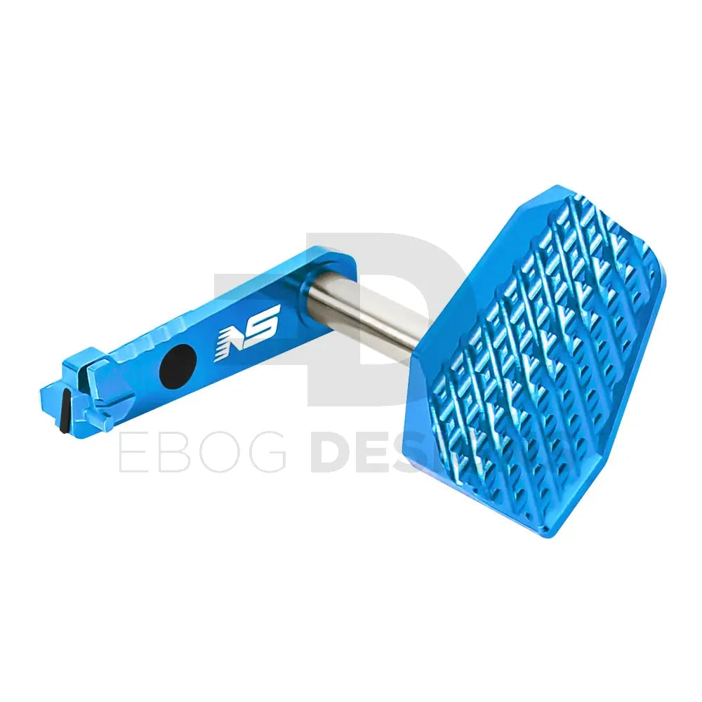 NexxSpeed CNC Aluminum Slide Stop w/ Thumb Rest RIGHT - TM Hi-CAPA 4.3 / 5.1 / Gold Match - Blue NexxSpeed - Airsoft 