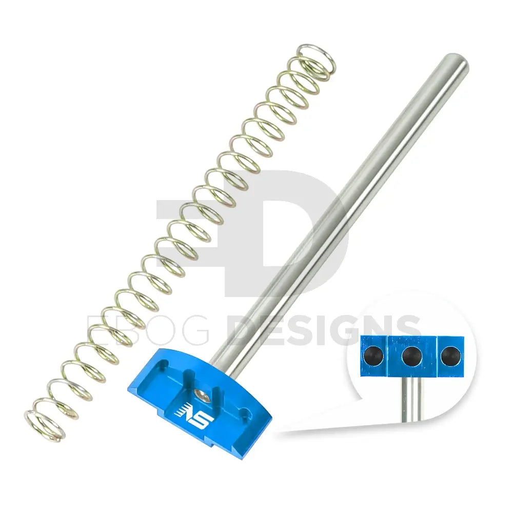 Nexxspeed CNC Aluminium / Stainless Steel Guide Rod & 120% Recoil Spring AAP-01/C - Blue NexxSpeed - Airsoft 