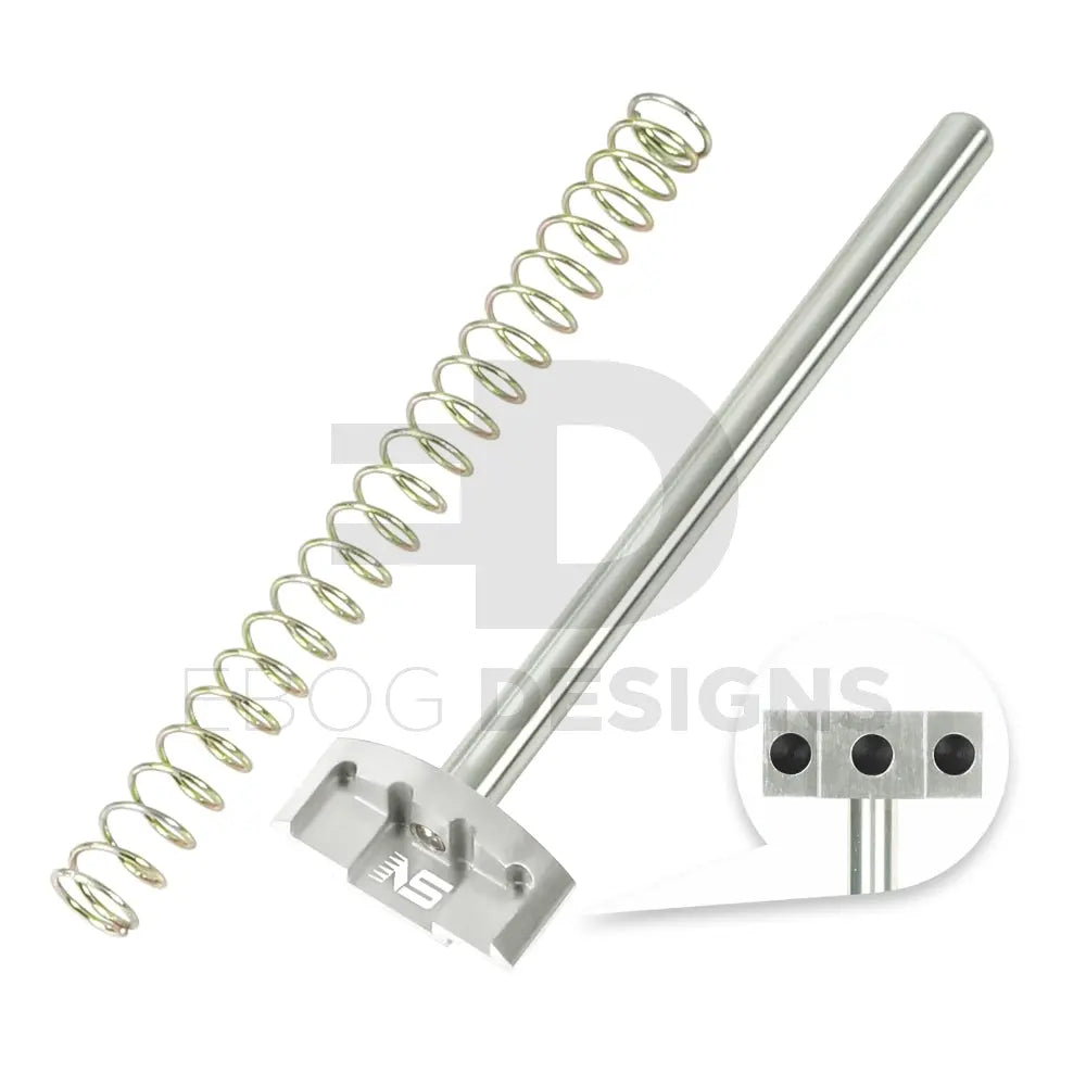 Nexxspeed CNC Aluminium / Stainless Steel Guide Rod & 120% Recoil Spring AAP-01/C - Silver NexxSpeed - Airsoft 