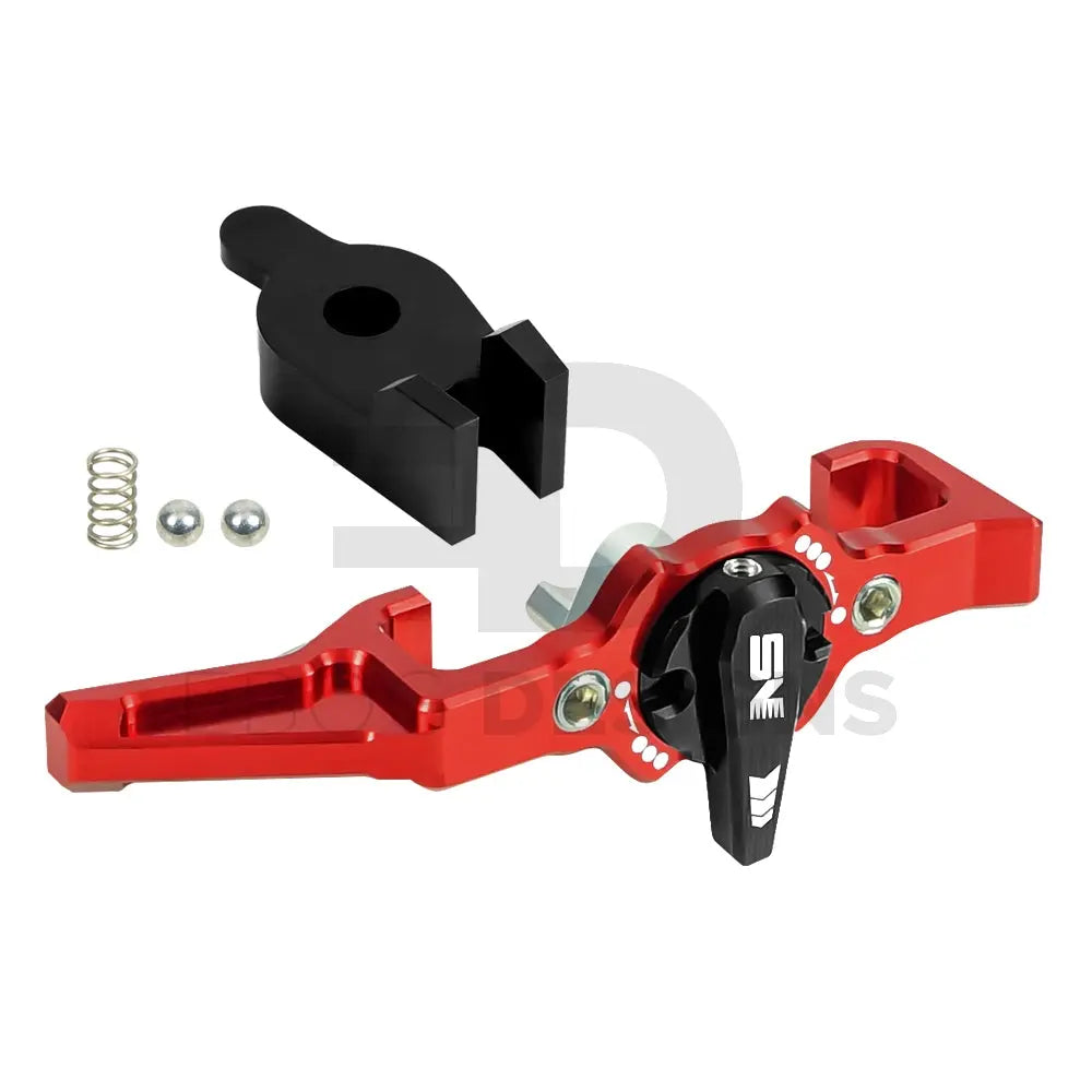 Nexxspeed CNC Lightweight Selector Switch Charging Handle Kit AAP-01/C - Red NexxSpeed - Airsoft 
