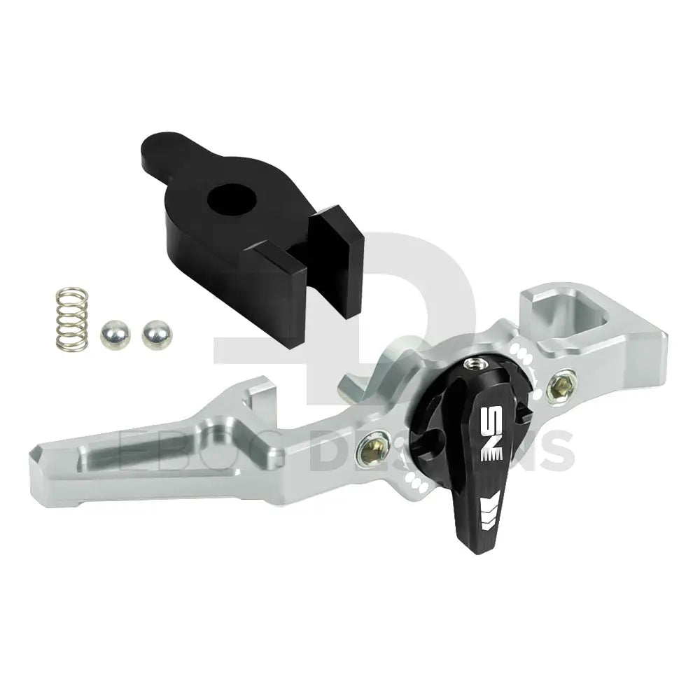 Nexxspeed CNC Lightweight Selector Switch Charging Handle Kit AAP-01/C - Silver NexxSpeed - Airsoft 