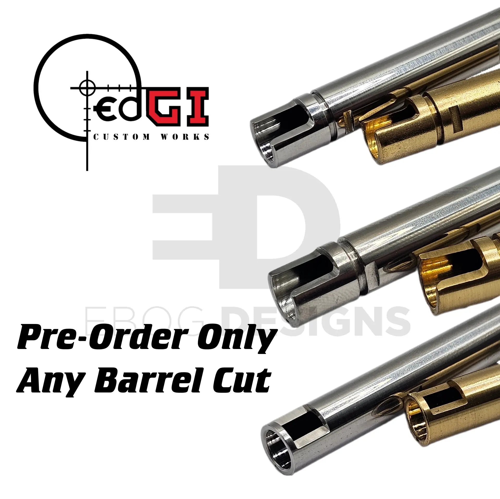 Pre-Order - Edgi Custom Works - 455mm Inner Barrel Edgi Custom Works - Airsoft 